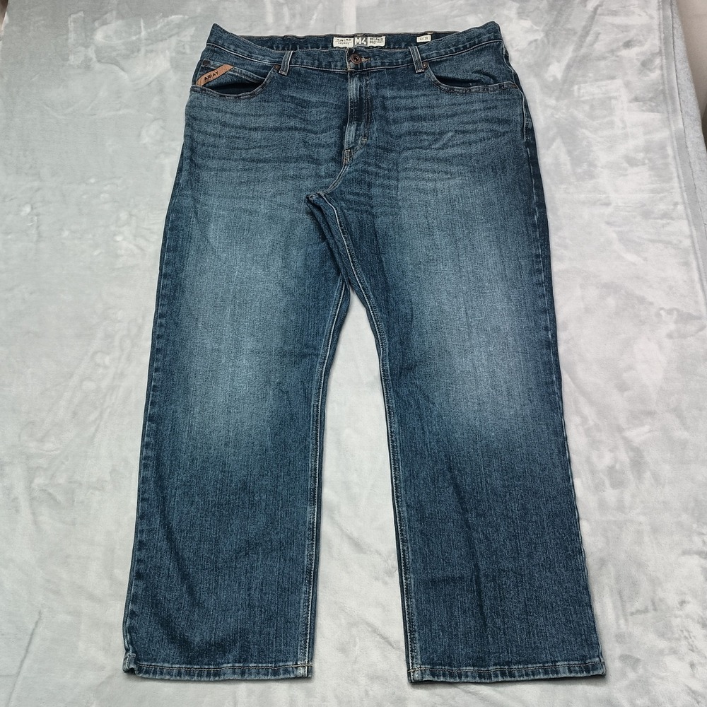 Ariat Jeans Mens 42x30 Blue M4 Relaxed Boot Cut Legacy Denim Workwear